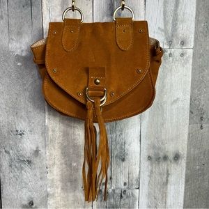 Suede Boho Saddle Bag See By Chloe Rosita Mini Fringe Leather